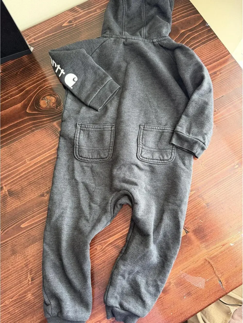 Carhartt Toddler Hooded One-Piece Jumpsuit Coverall 18M